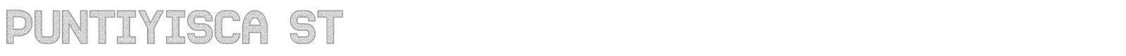 Puntiyisca St font preview